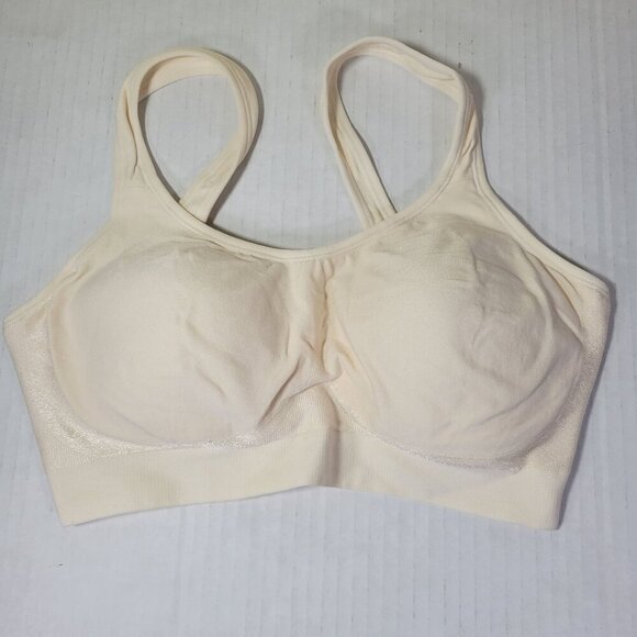 Truekind Beige Daily Comfort Wirefree Shaper Bra #10022 Size M - Picture 1 of 4
